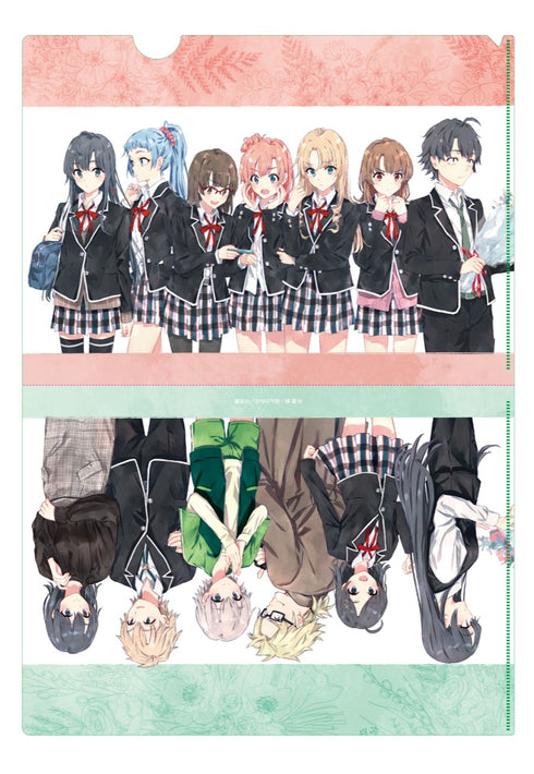 『やはり俺の青春ラブコメはまちがっている。』 A4クリアファイル (花束)